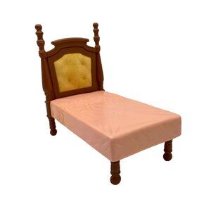 Fisher Price Loving Family Dollhouse Pink Poster Parent Bed 2005 Product #H7020